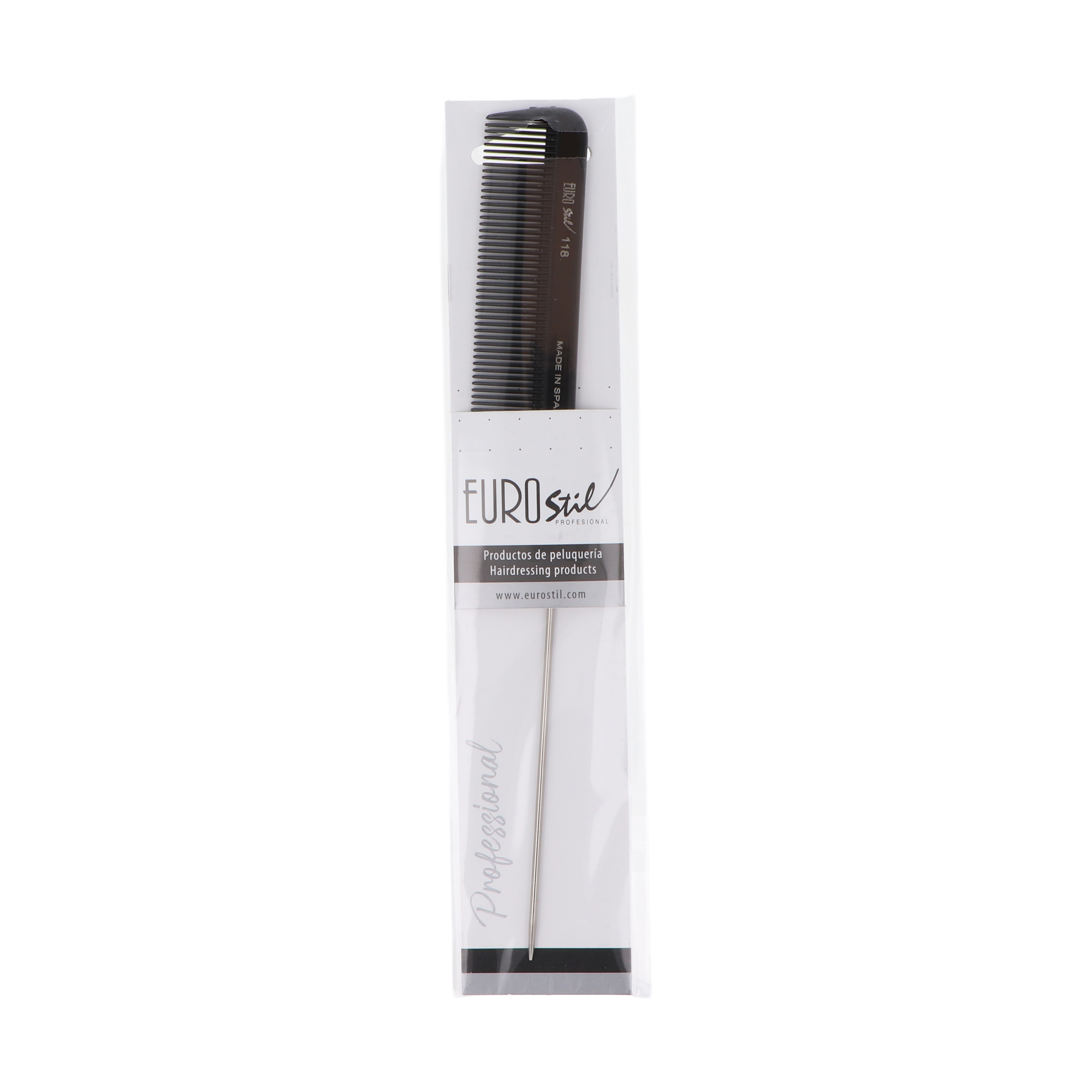 PEINE PUA HIERRO NYLON PROFES.21,5 CM