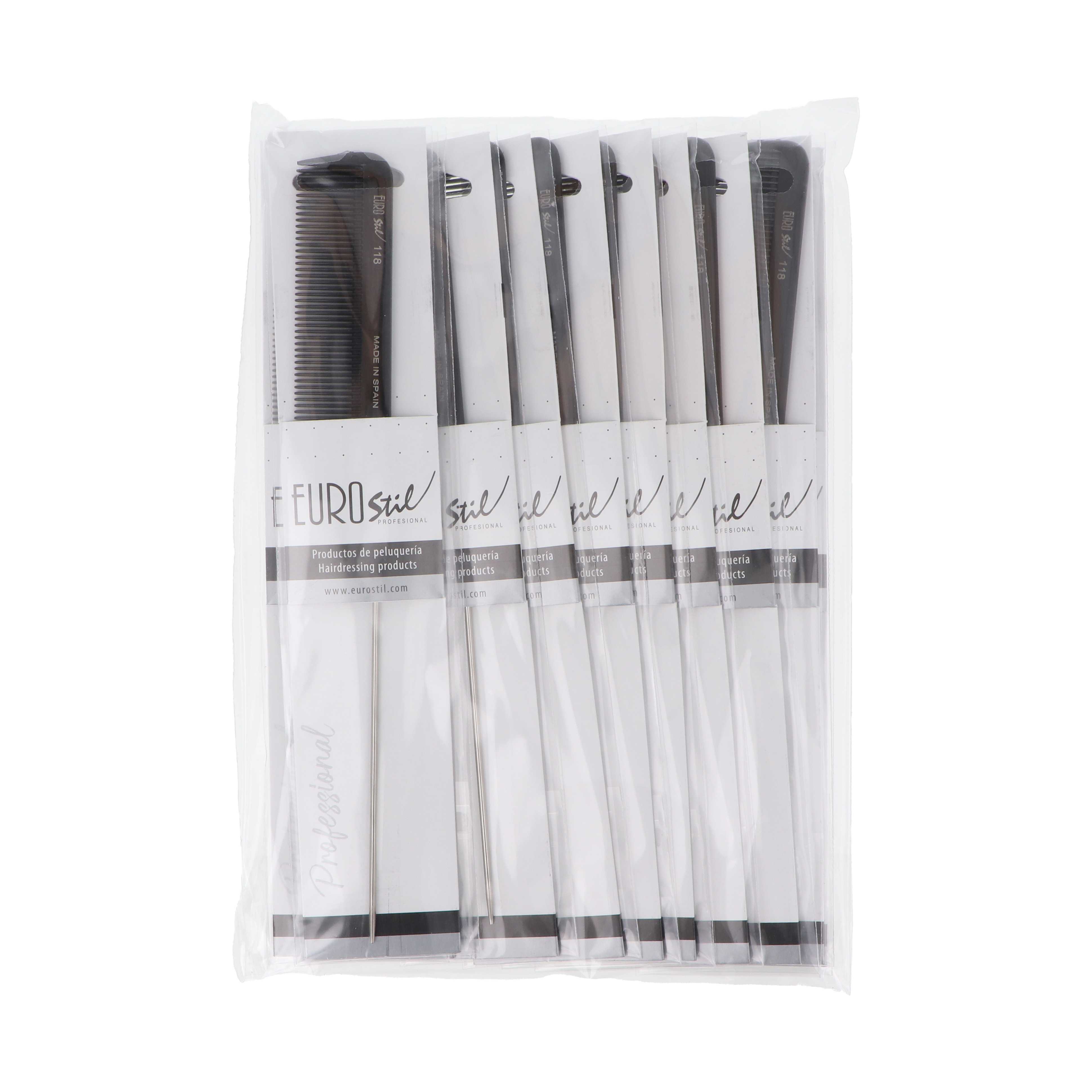 PEINE PUA HIERRO NYLON PROFES.21,5 CM