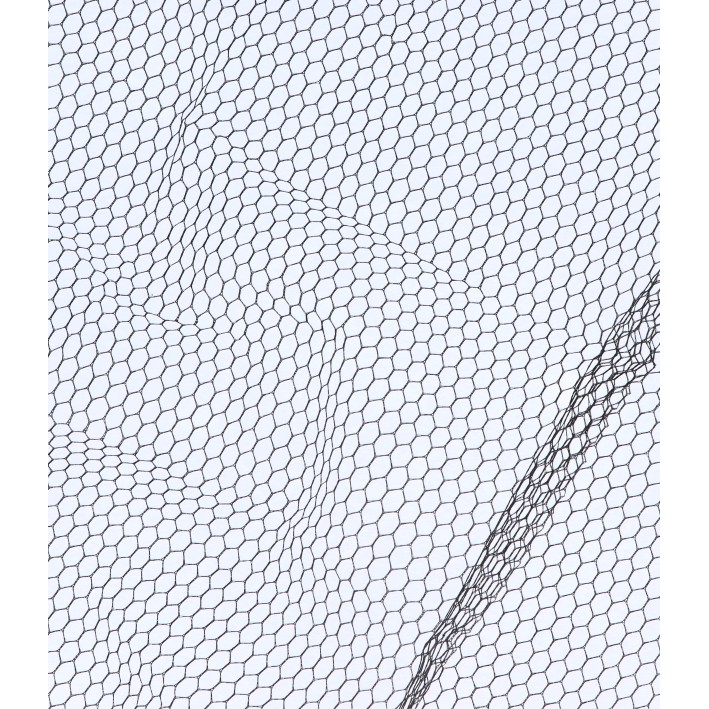 Trimmed Triangular Dryer Net Black