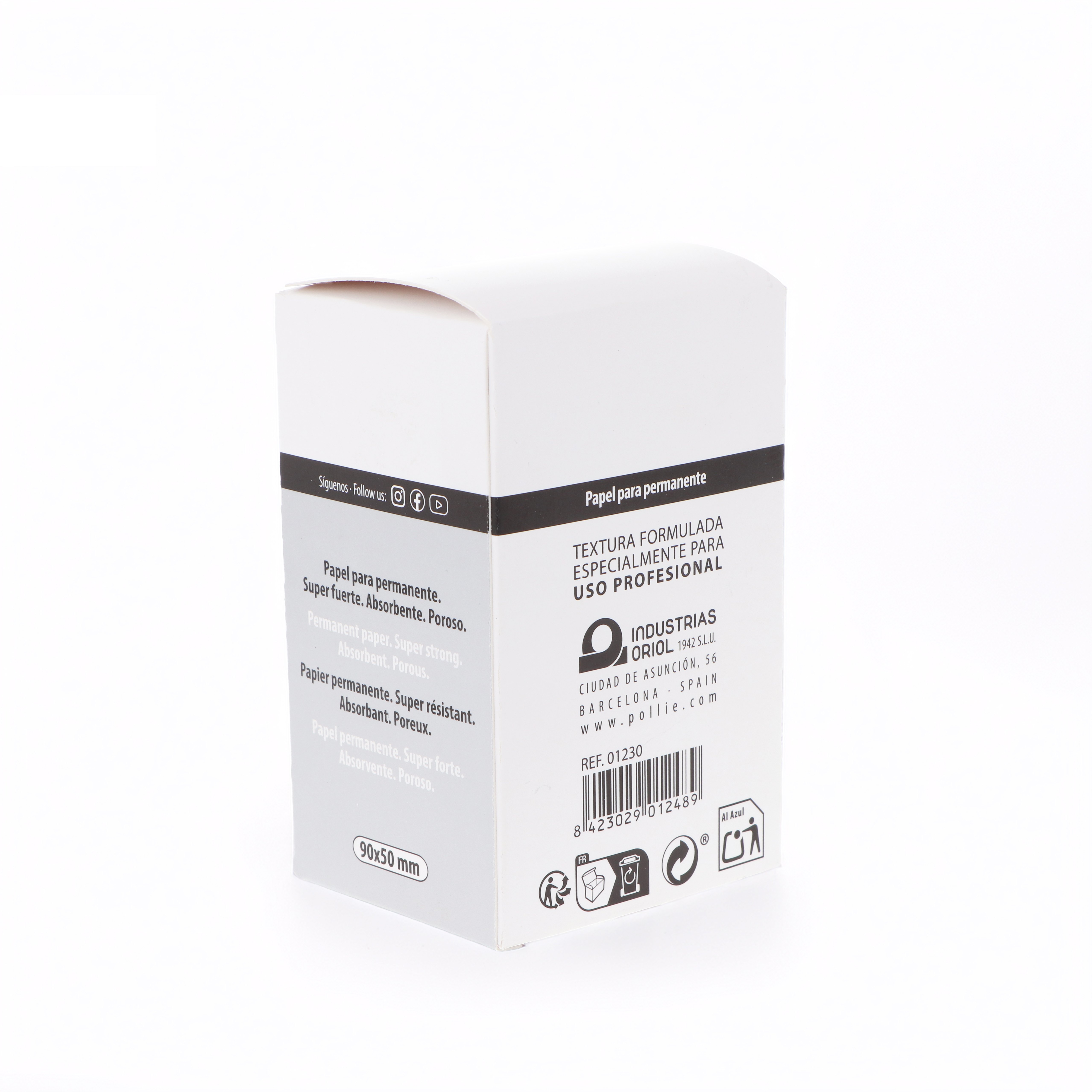 CAJA 1000 HOJAS PAPEL SUPER GRANDE 90 X 58 MM