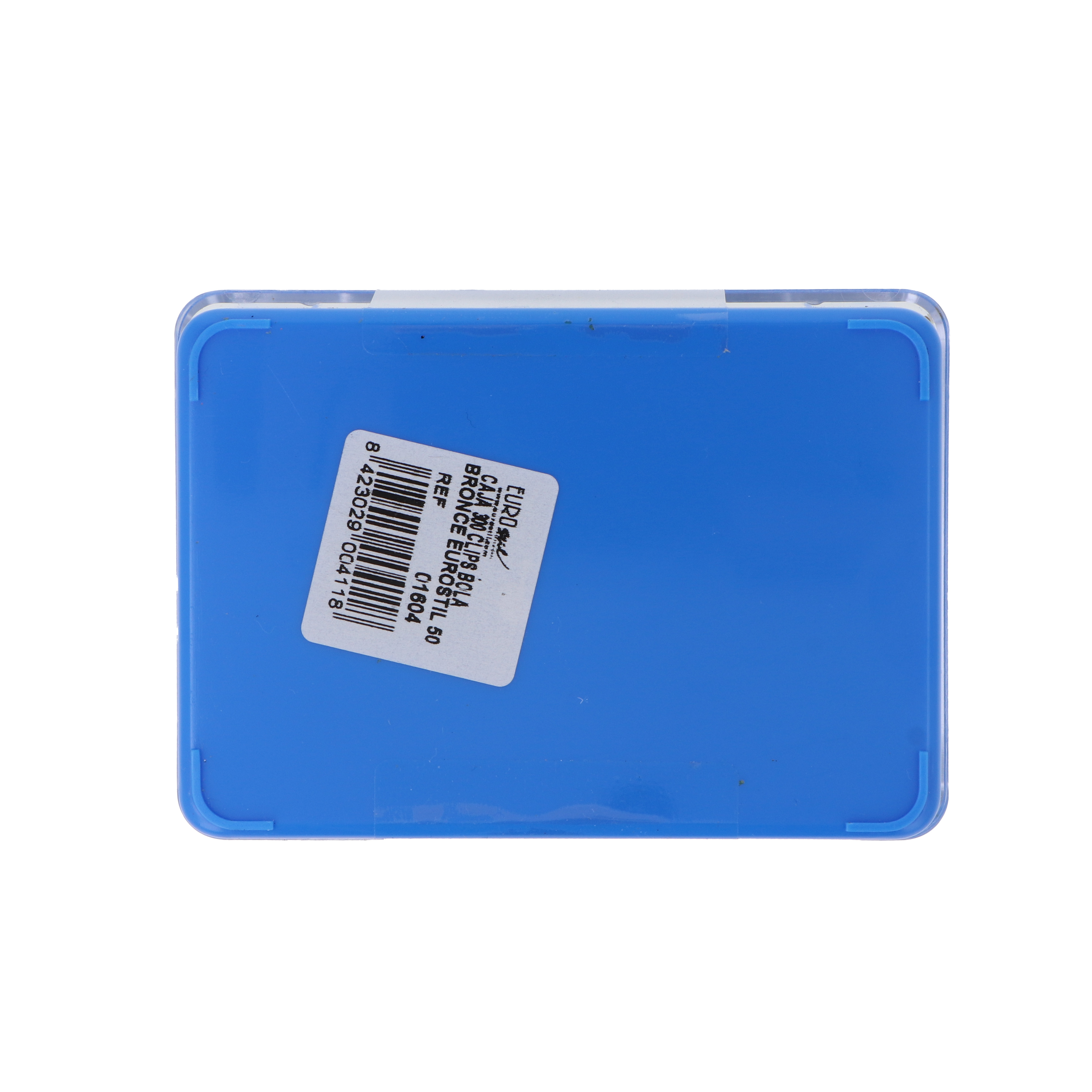 CAJA 300 CLIPS BOLA BRONCE EUROSTIL 50 MM