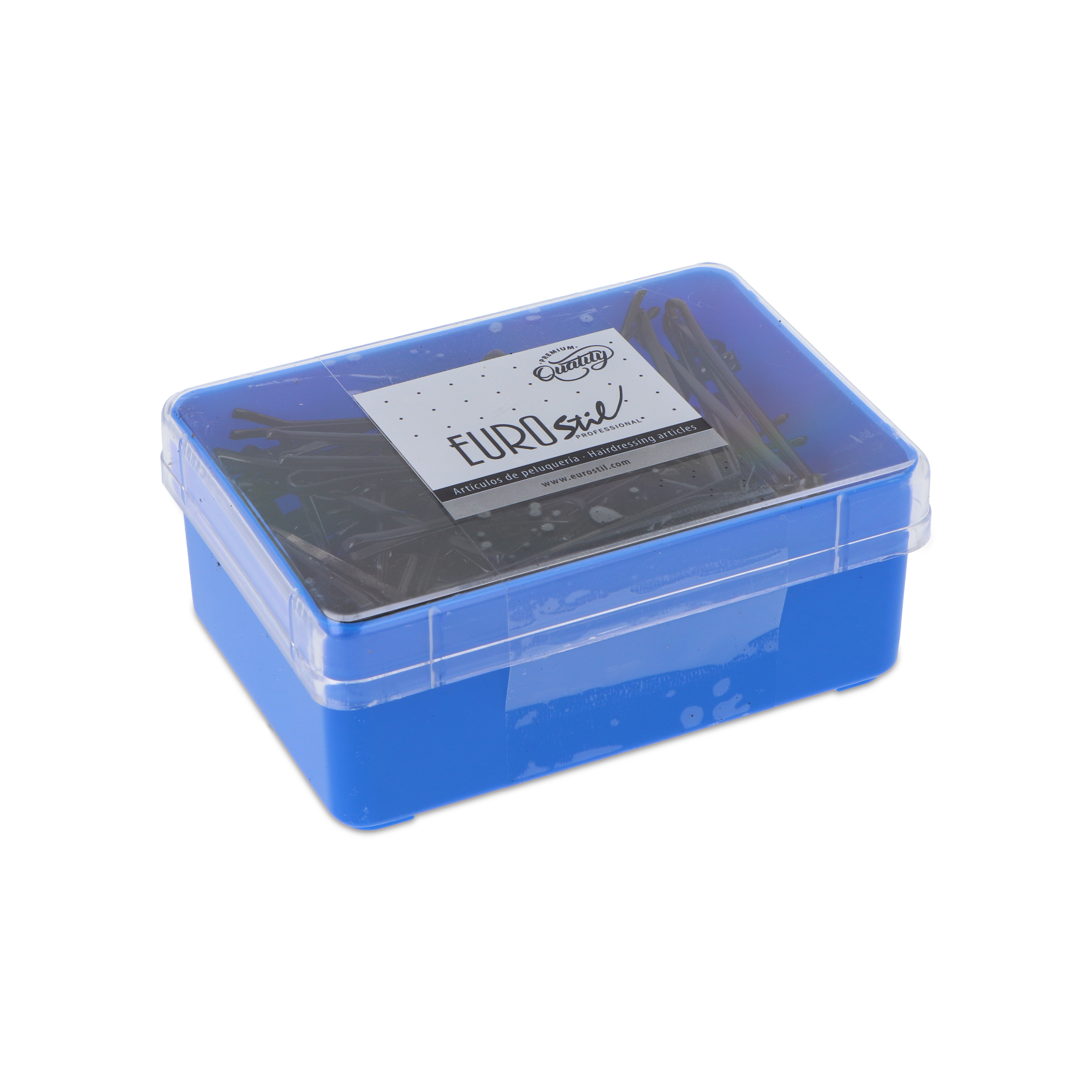 CAJA 150 CLIPS NEGRO EUROSTIL 7CM