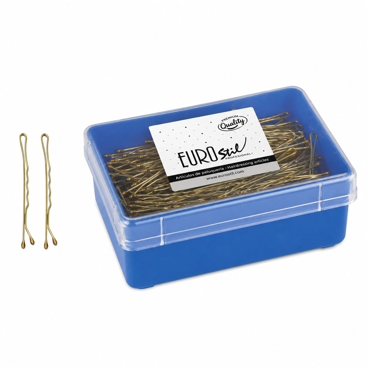 BOX 300 CLIPS BRWN.EUROSTIL 50 MM