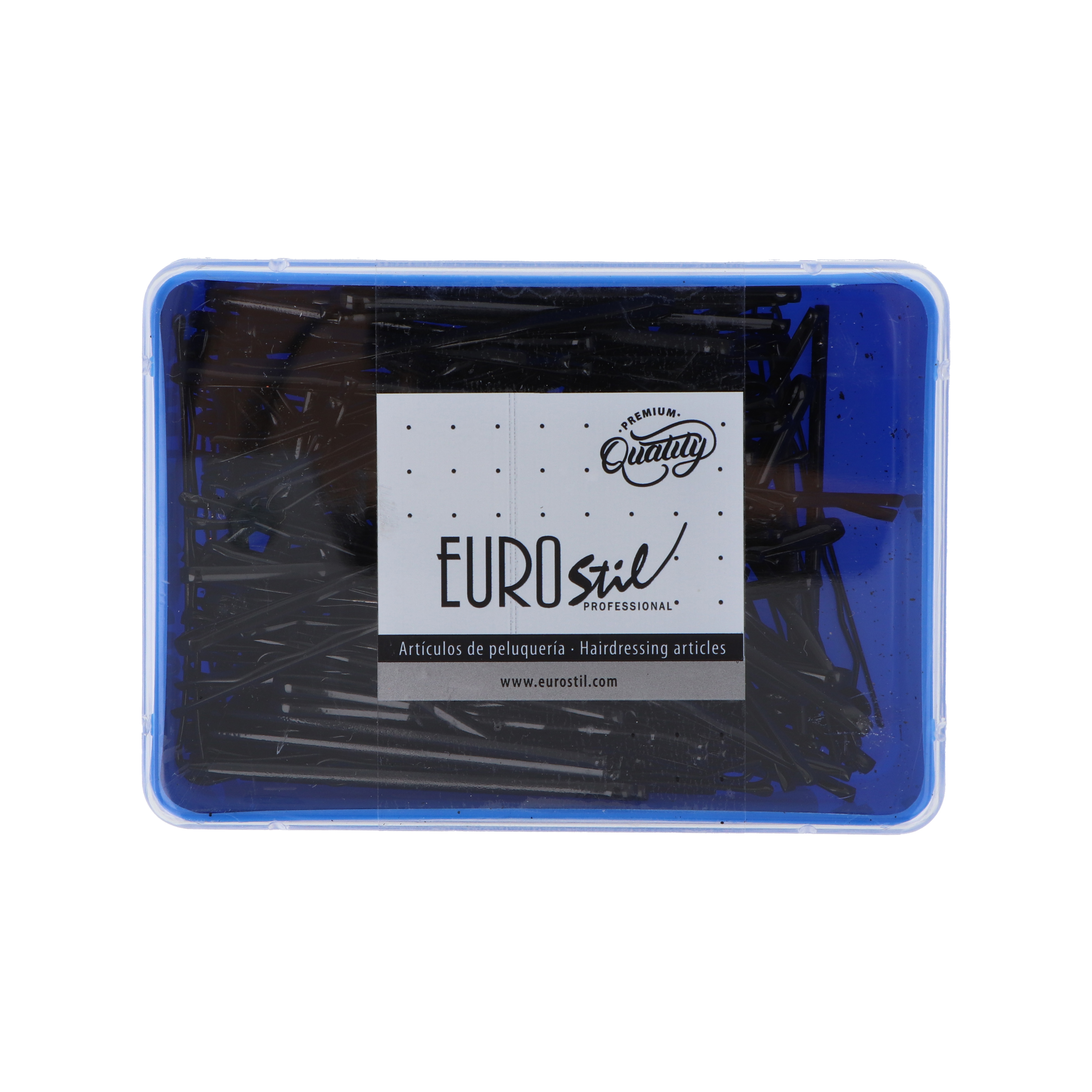 CAJA 150 CLIP NEGRO EUROSTIL 70 MM