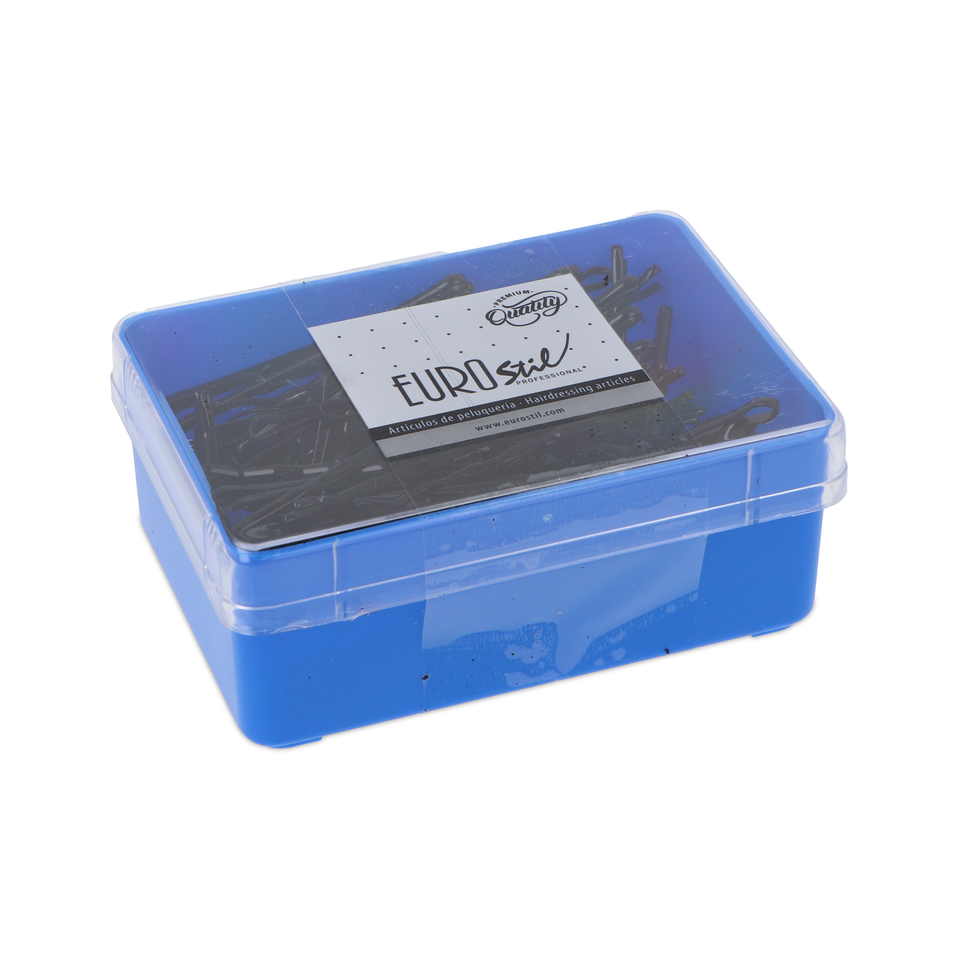 CAJA 150 CLIP NEGRO EUROSTIL 70 MM