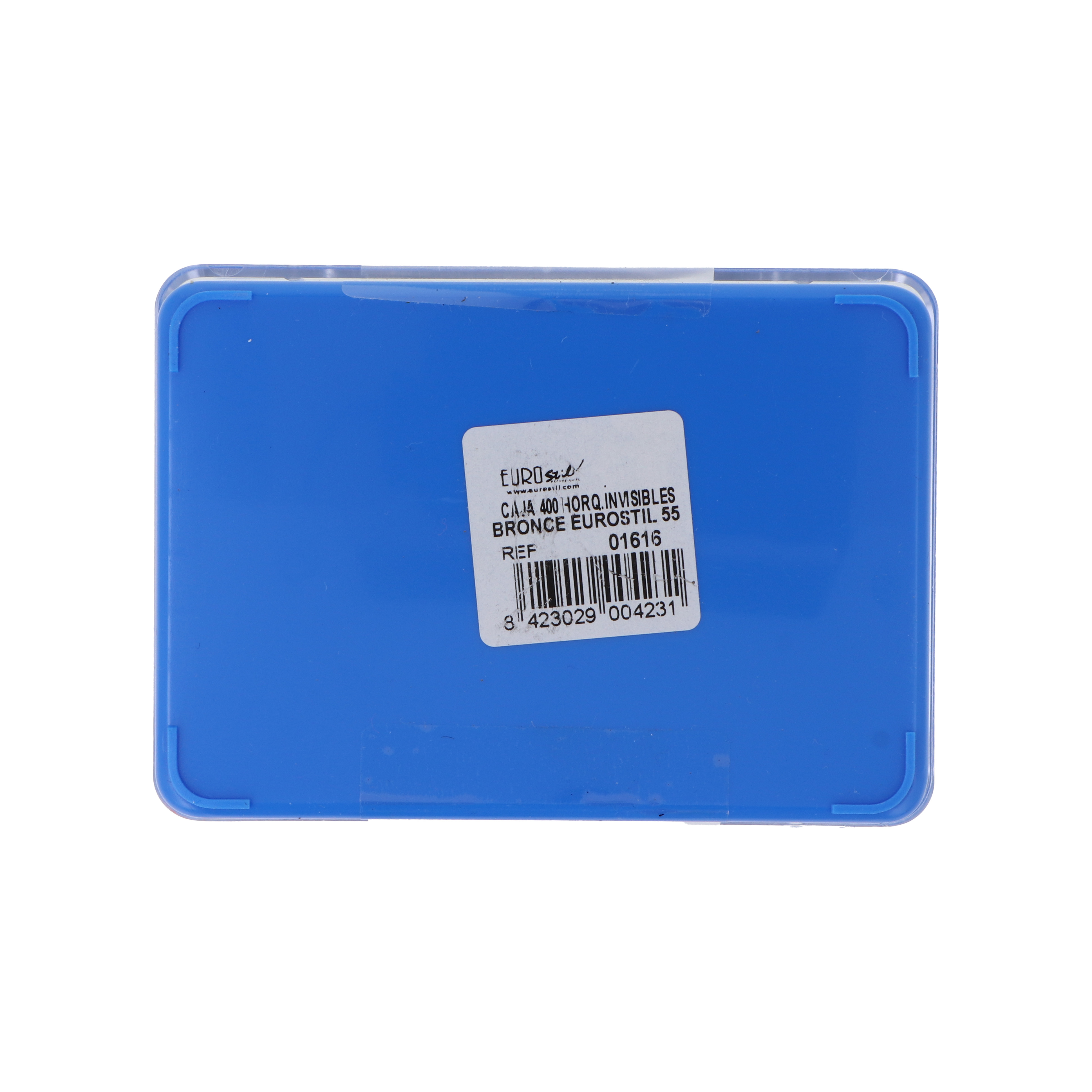 CAJA 400 HORQ.INVISIBLES BRONCE EUROSTIL 55 MM