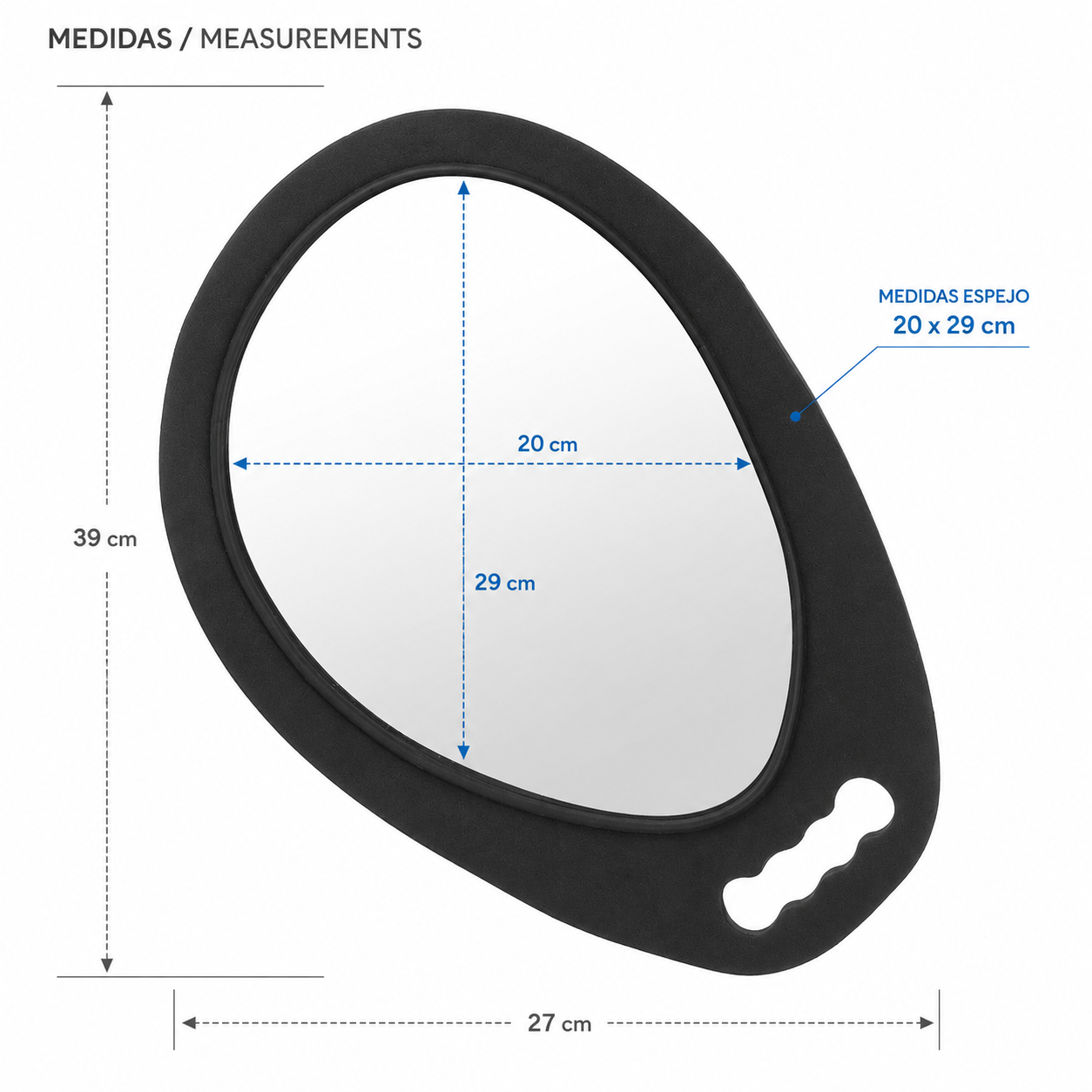 EVA Foam Mirror with Handle