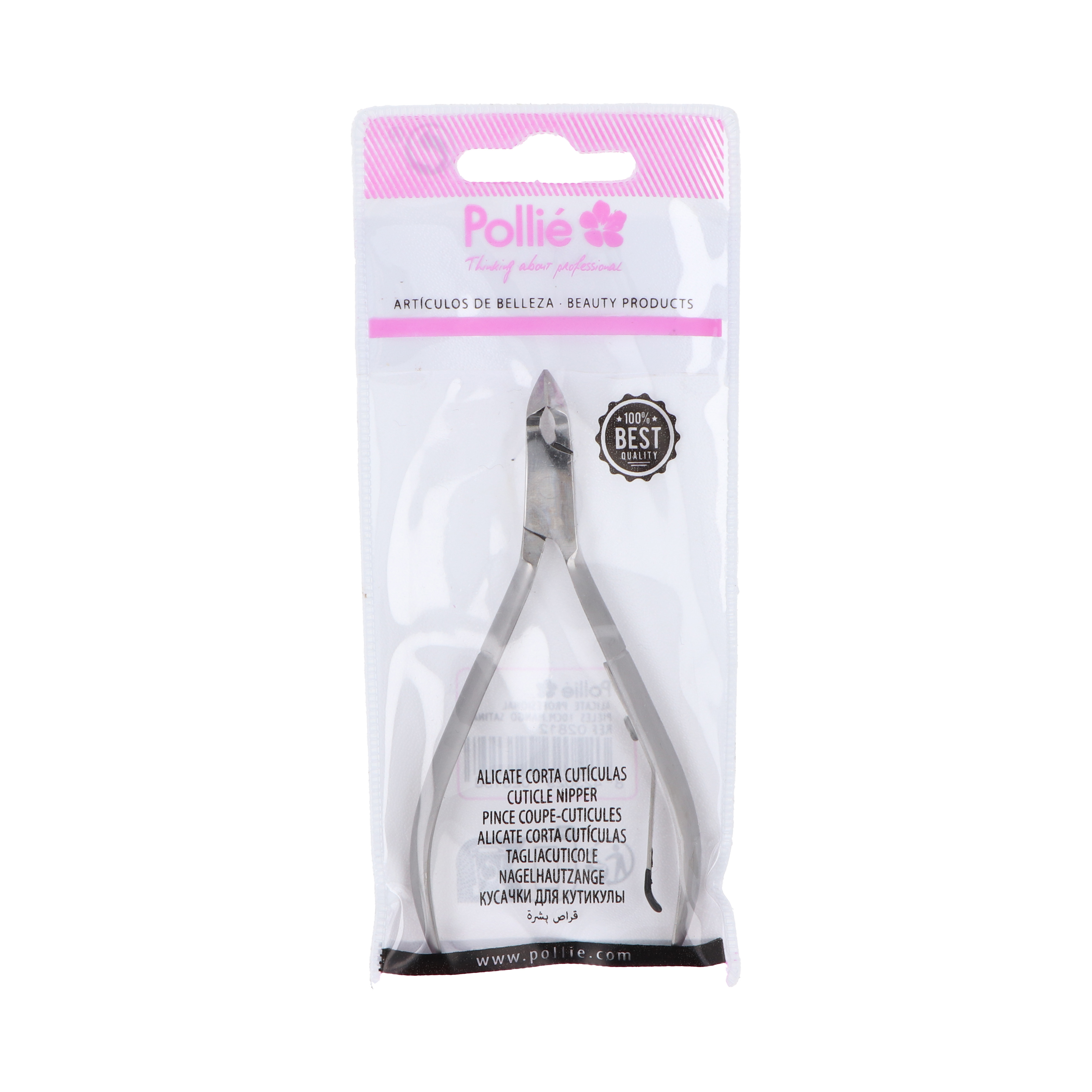 ALICATE PROFESIONAL PIELES 10CM.MANGO SATINADO