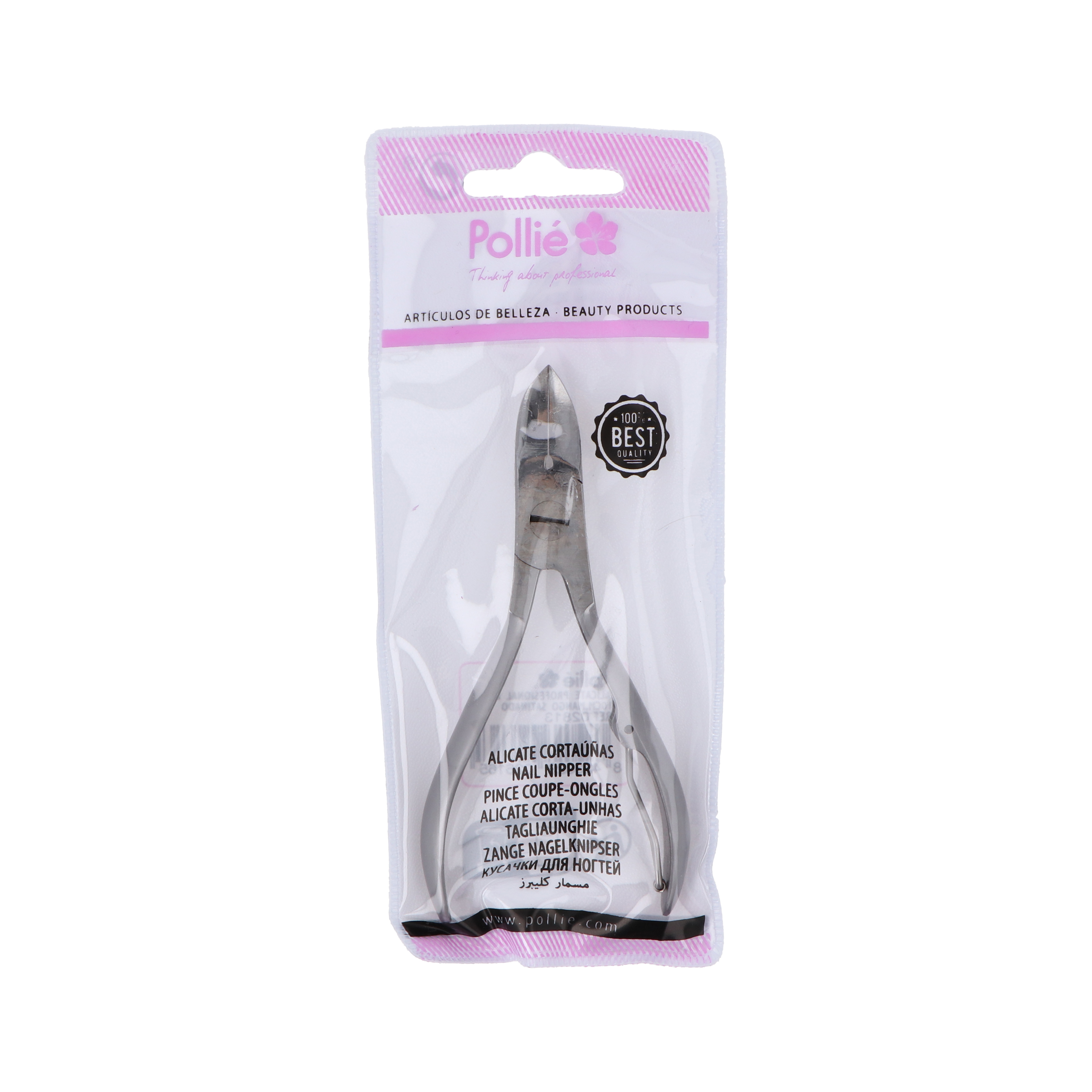 NIPPER PROFESS.NAILS 10 CM GLOSSY HANDLE