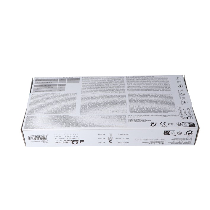 CAJA 20 GUANTES LÁTEX NEGROS TEXTURIZADOS T/PEQ.
