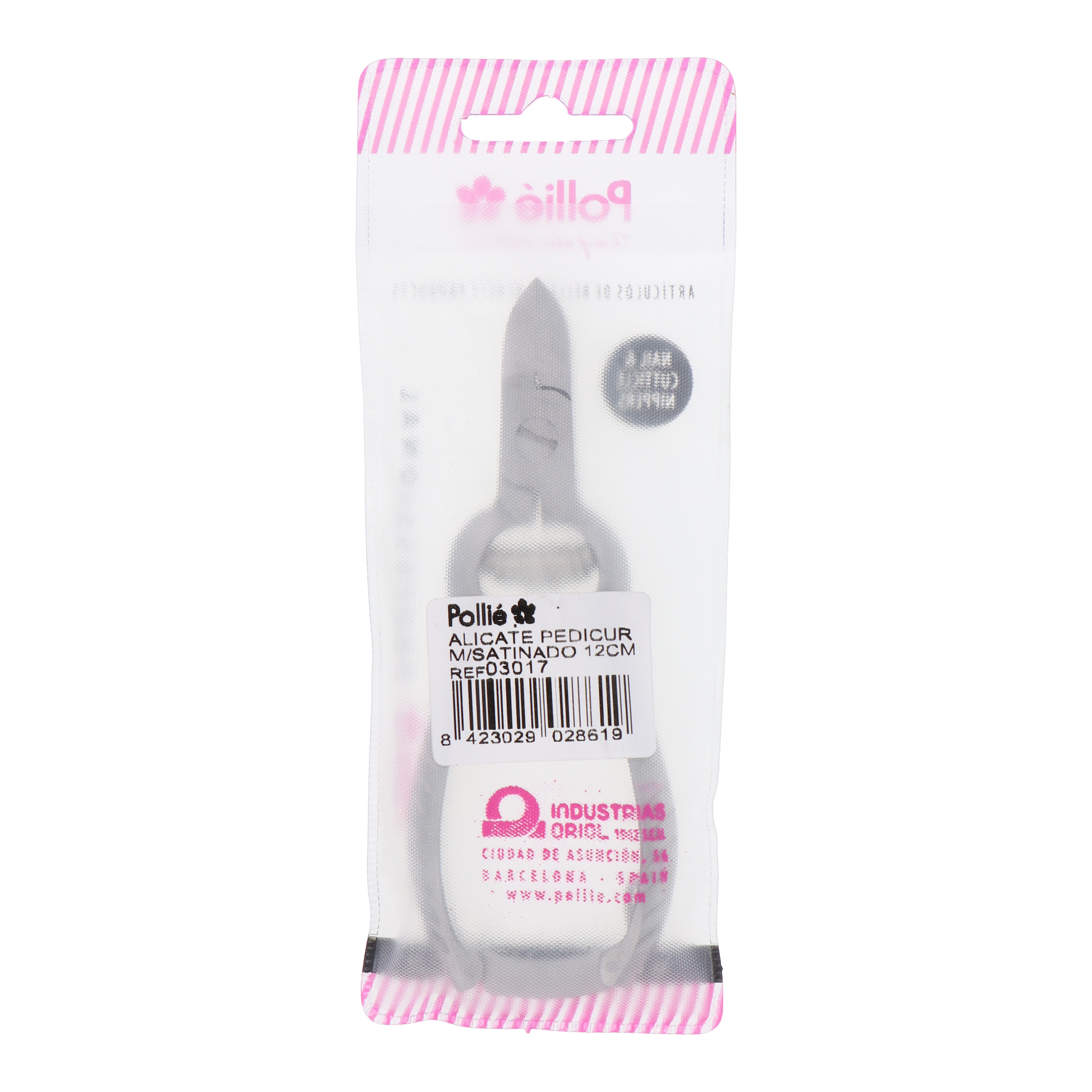 ALICATE PEDICURA M/SATINADO 12CM