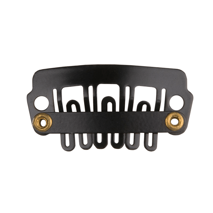 BAG 4 CLIPS EXTENSIONS 2,2 CM BLACK