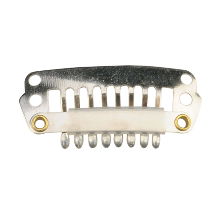SACCHETTO 50 CLIP 2,8 CM. EXTENSION ARGENTO