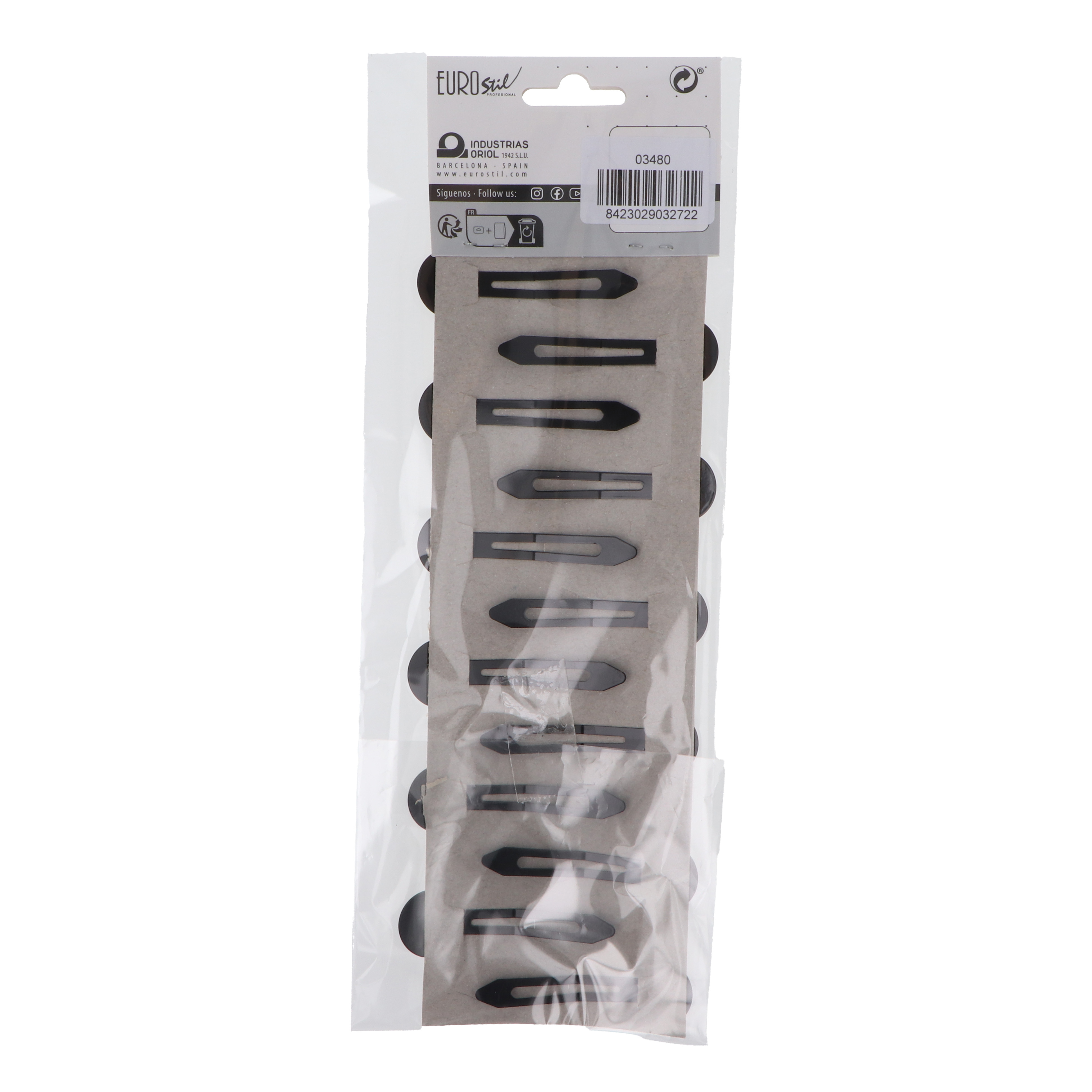 CARTON 12 RANITAS 7 CM NEGRO