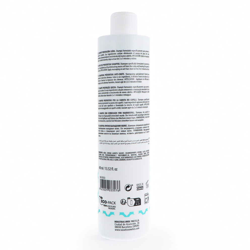 SHAMPOOING ANTI CHUTE CHEVEUX 400ML.