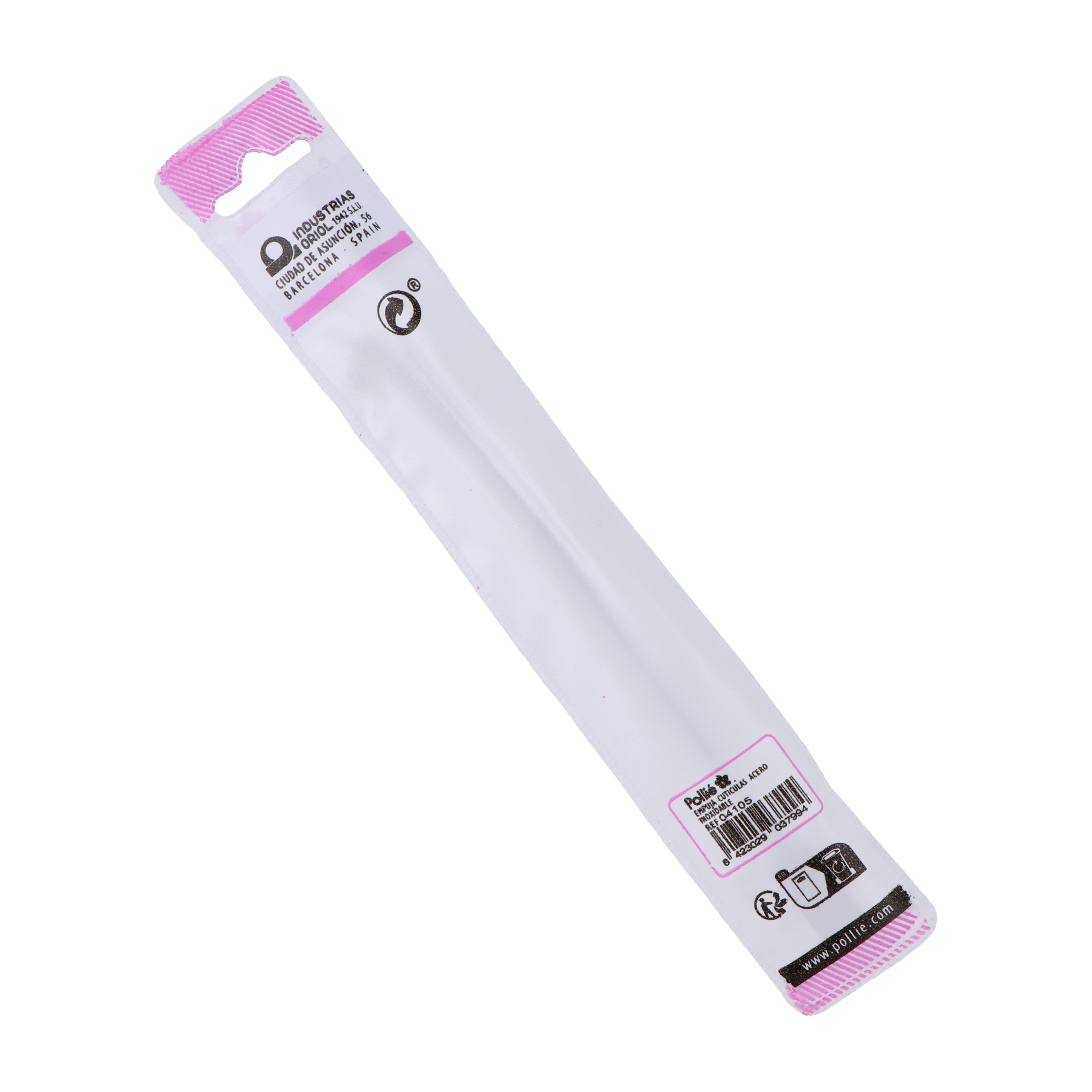 EMPUJA CUTICULAS ACERO INOXIDABLE