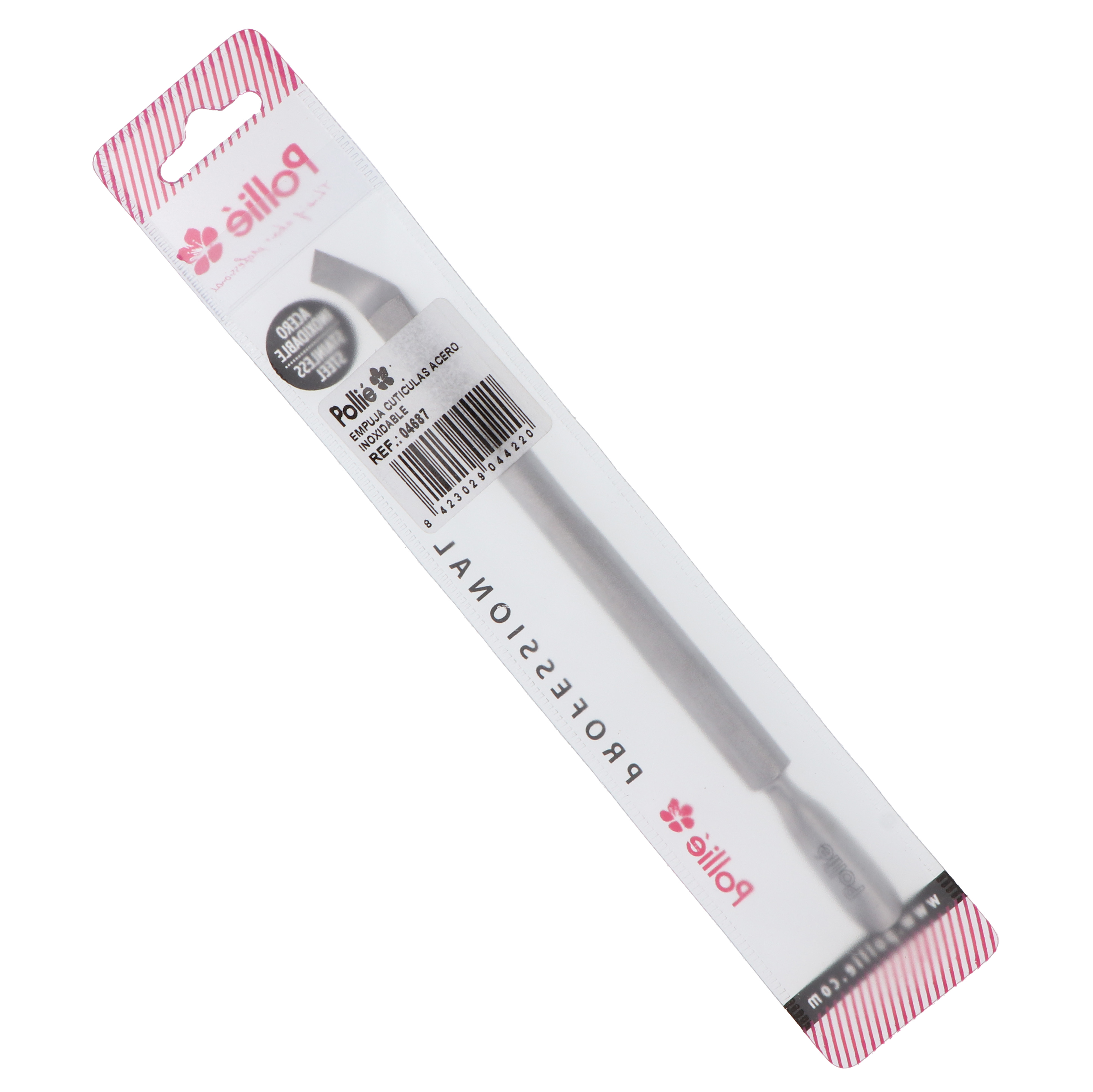 EMPUJA CUTICULAS ACERO INOXIDABLE