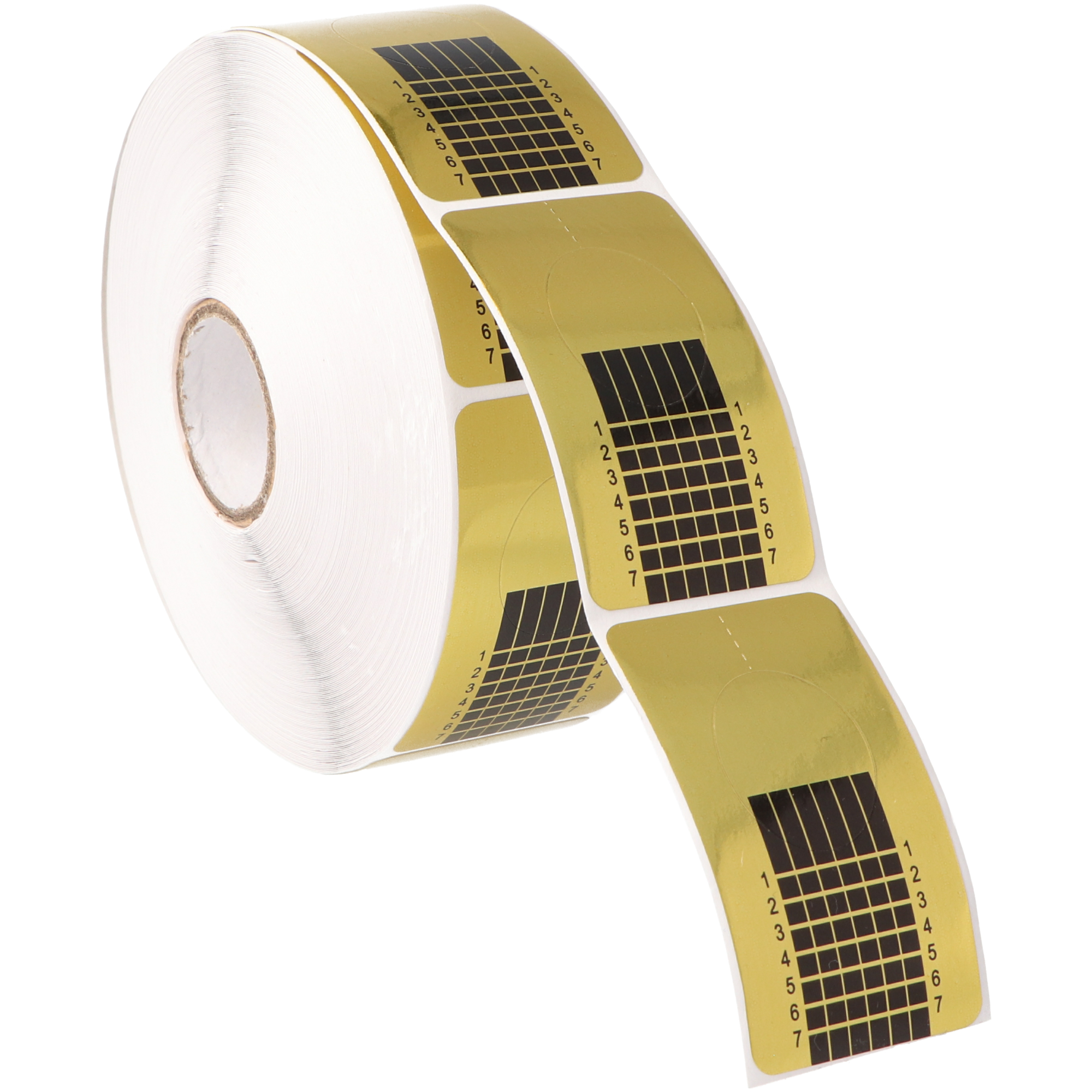 MOLDE PARA UÑAS RECTANGULAR 500 UDS