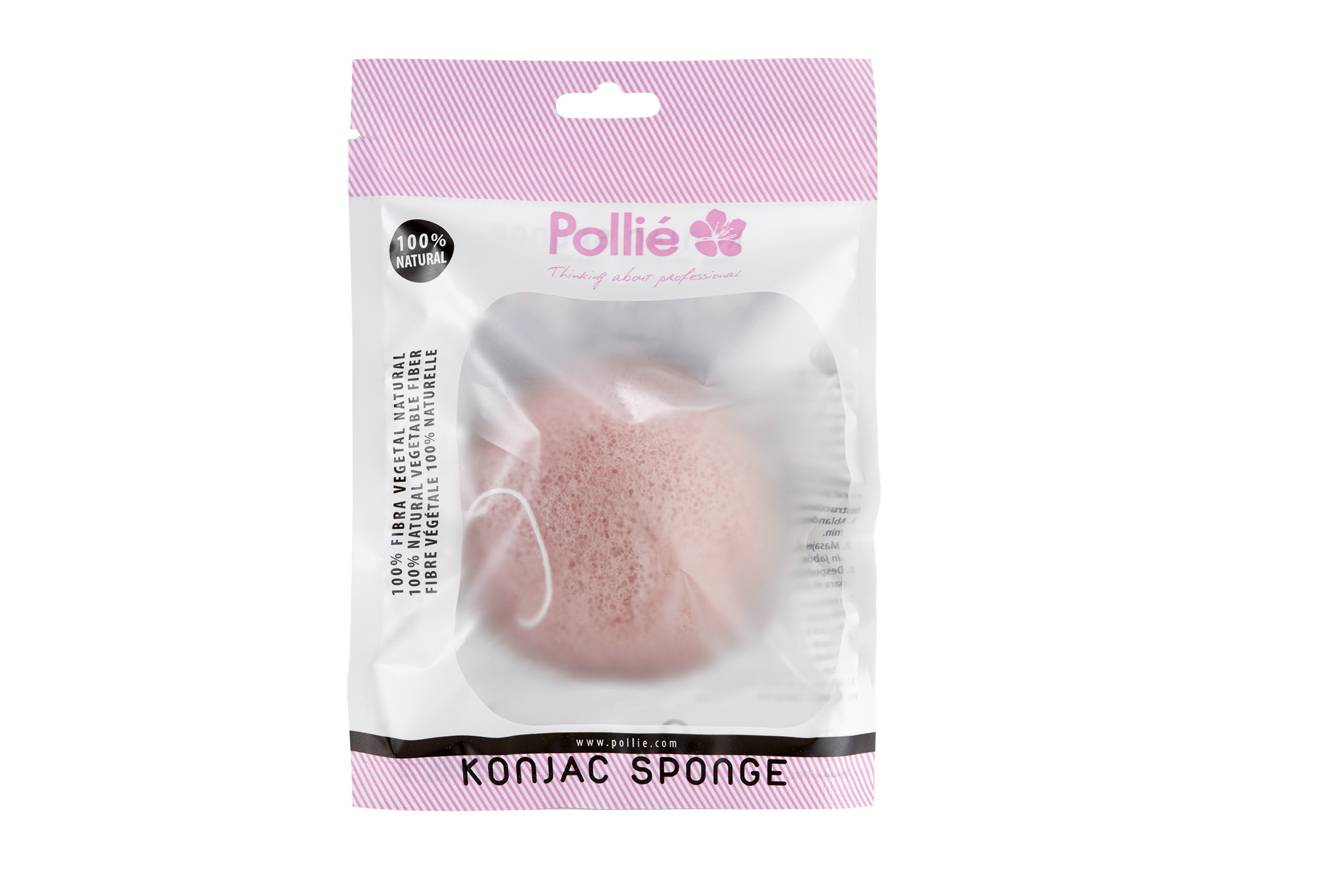 KONJAC NATURAL PINK SPONGE