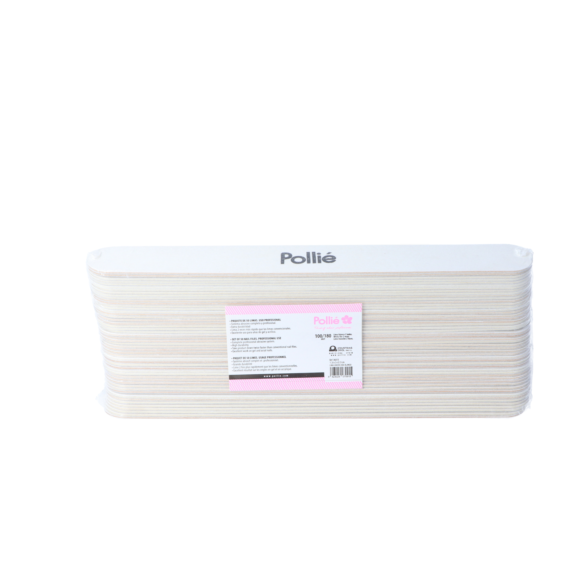 PACK 50 WHITE NAIL FILES