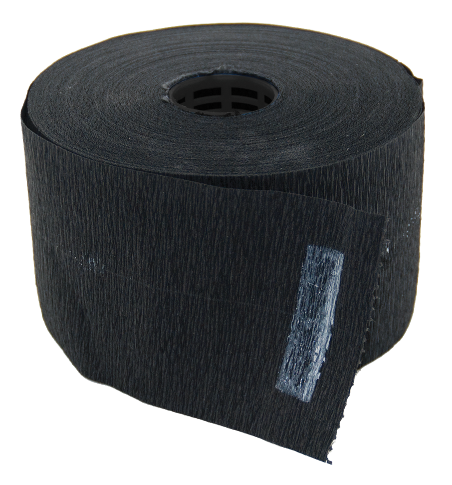 PACK 5 ROUL.PAPIER CREPE NOIR 80S.