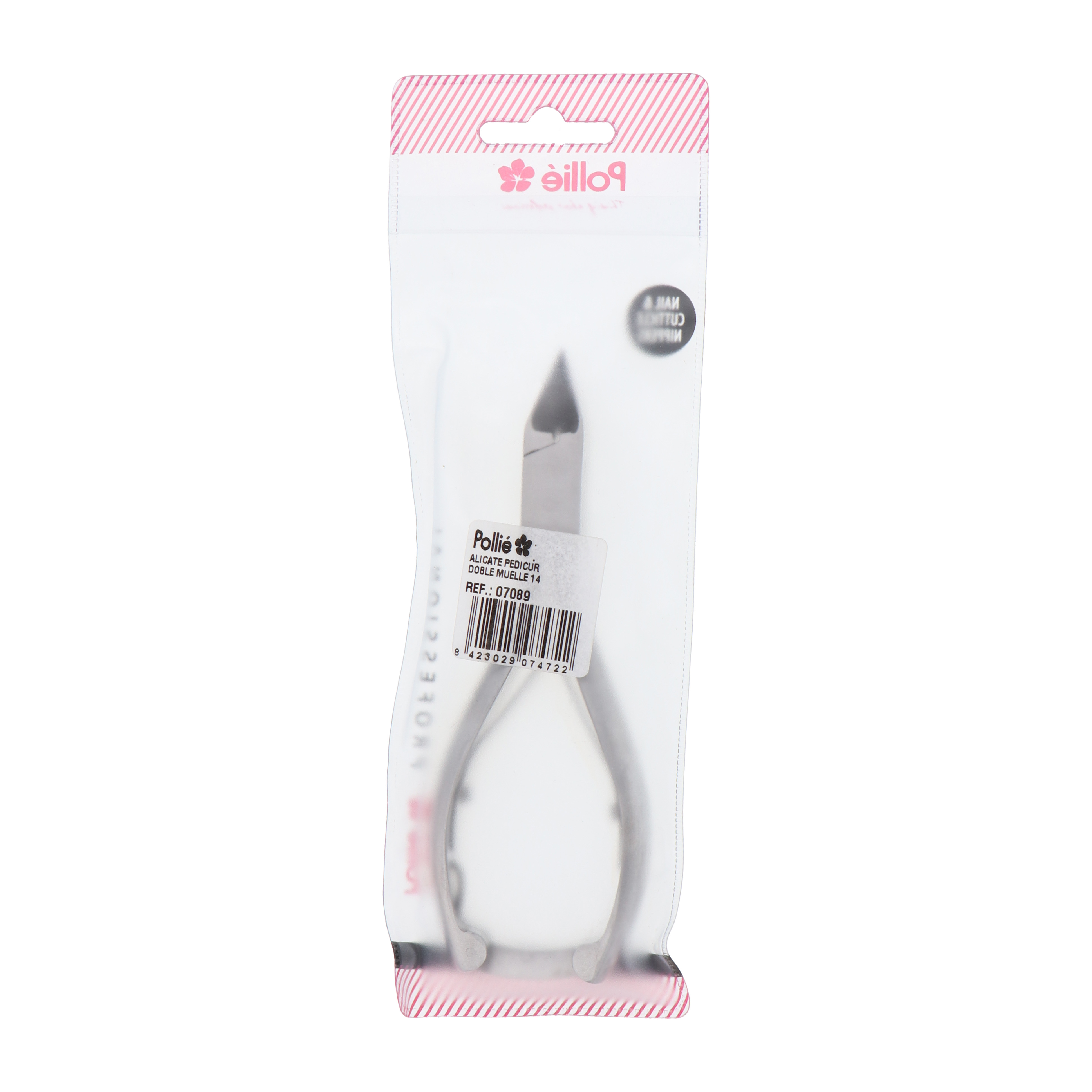 PEDICURE STRAIGHT NIPPER DOUBLE SPRING 14CM