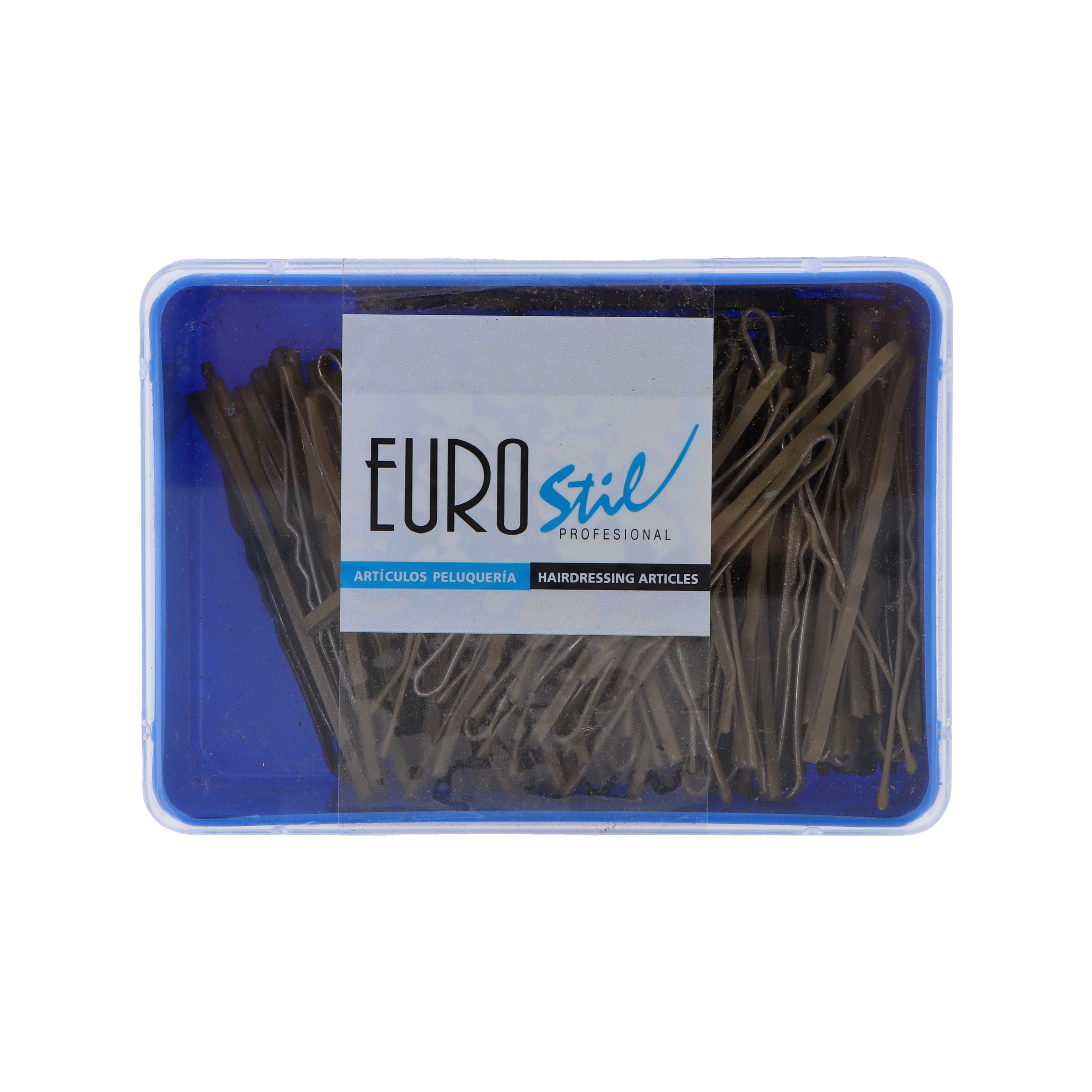 CAJA 200 CLIPS EUROSTIL BRONCE MATE 65 MM