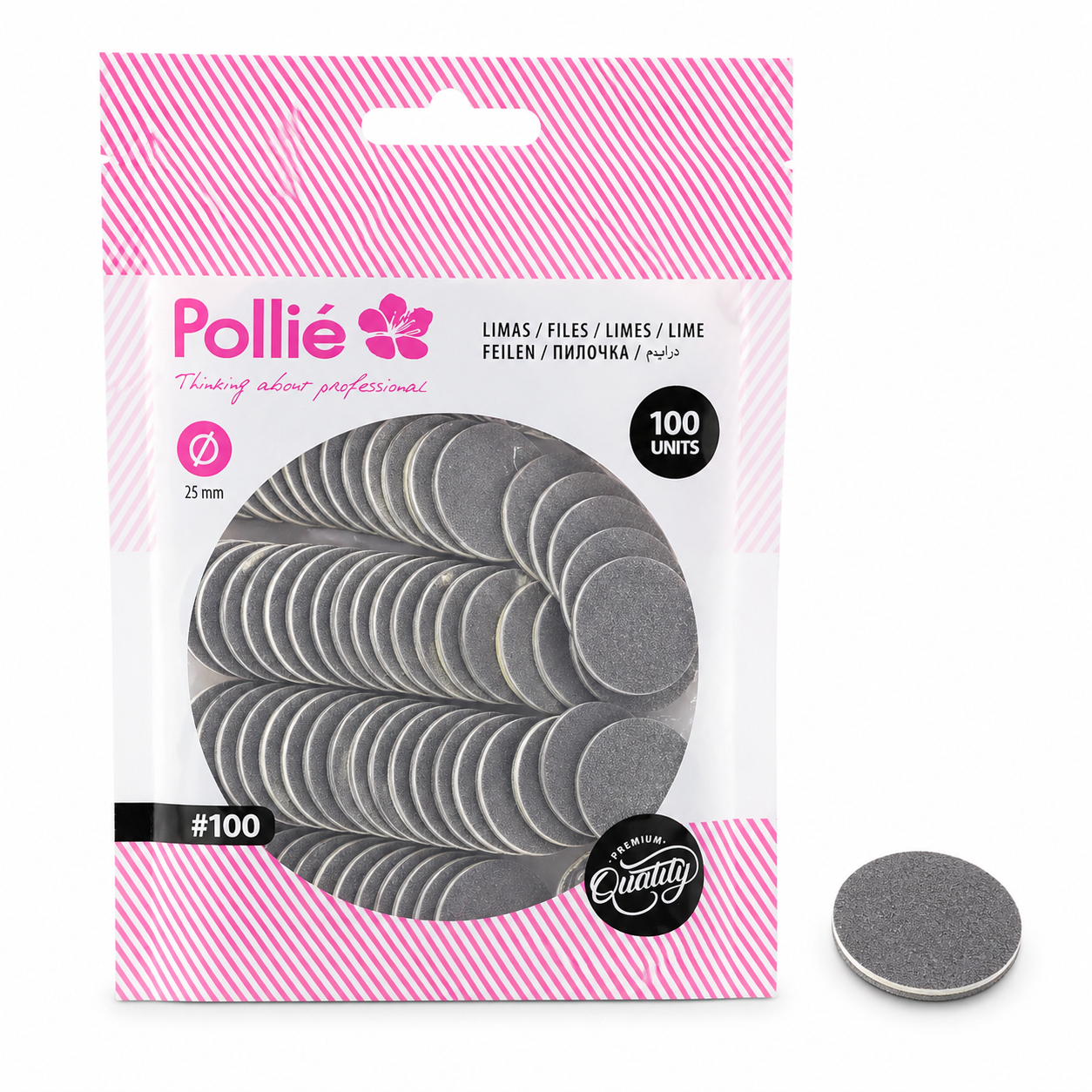 100 LIME #100 PER DISCO 25 MM