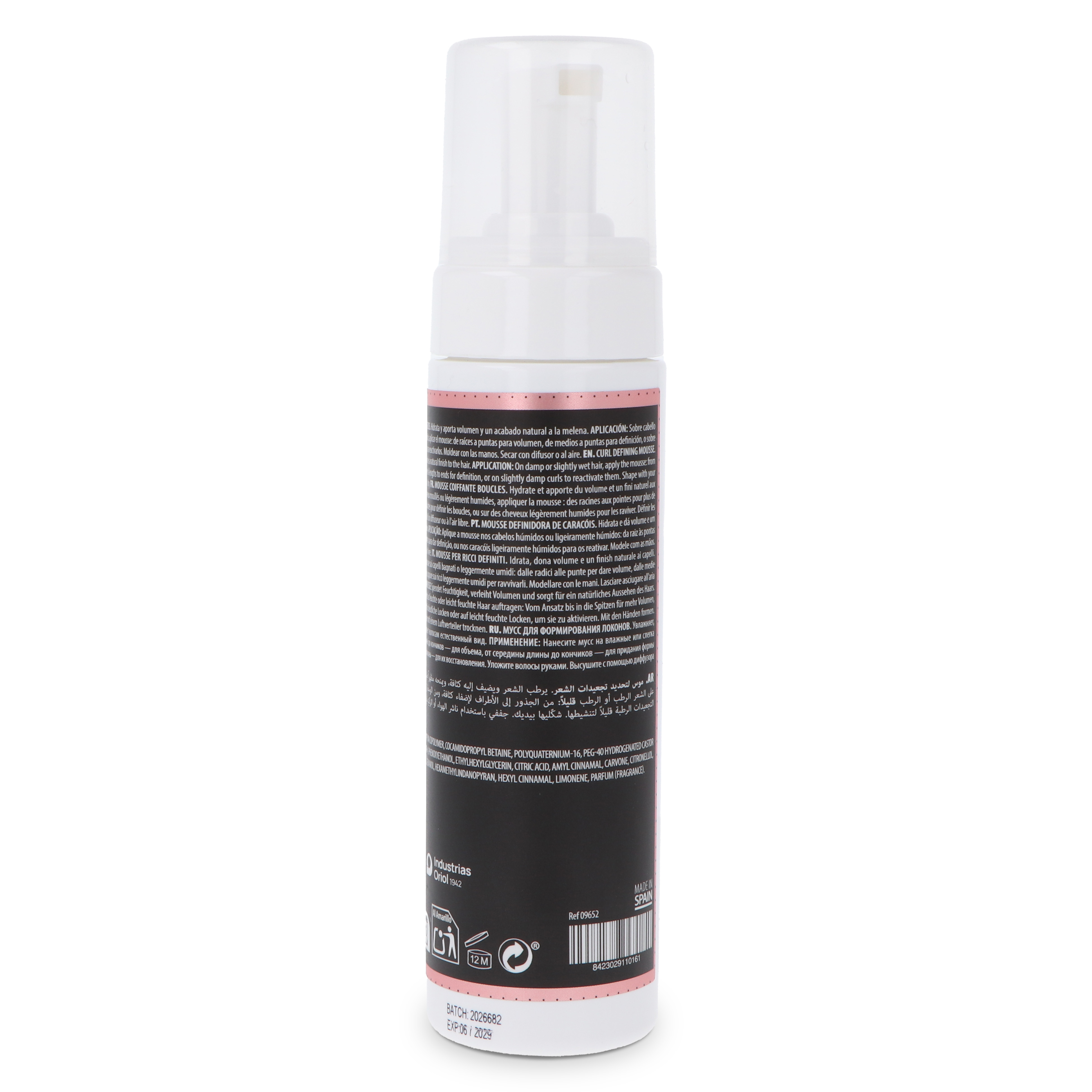 MOUSSE COIFFANTE POUR DÉFINIR LES BOUCLES